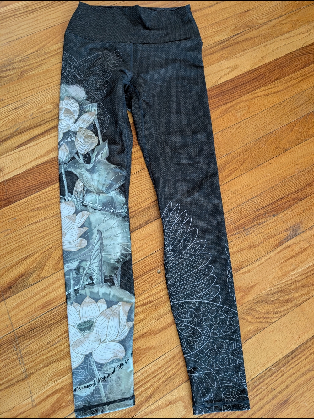 Oraki Viva Legging Collaboration Ingrid Falaise Size Small Black/Grey